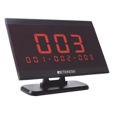 Pantalla receptora inalambrica para sistema de llamada de asistencia