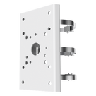 Montaje de Aro para Poste / Metal / 120 x 130 x 85 mm / 2.6 lb / Blanco