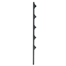 Poste de Paso para Cerca Eléctrica / Tubo de Acero Galvanizado / 5 Aisladores / 1.2 m (47.2 ft) / Diámetro 25 mm (1 in) / 0.92 kg