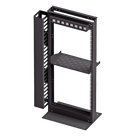 Kit Organizador de Rack / 24 Unidades / PDU 8 Conexiones / Gestión Vertical de Cables / Charola 2 Unidades / Tornillería Incluida
