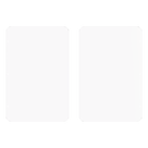 Kit de Aletas para Torniquete / Acrílico de Alto Impacto / IK05 / Ancho de Carril 65 cm (2.1 ft) / 2 Piezas