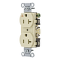 Contacto Dúplex Conexión a Tierra Aislada/ 20 A 125 V/ 2 polos 3 Hilos/ Color Marfil/ Nema 5- 20R/ Grado Comercial.
