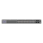 Switch Gigabit PoE+ Administrable / 24 puertos 10/100/1000 Mbps (16 de ellos POE+) + 2 Puertos SFP Uplink / Hasta 240W / Alta LabsCloud.