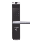 Cerradura Electrónica Autónoma / Biométrica y Teclado / 100 Usuarios / Puertas 35 a 90 mm / Salida Antipánico / Alarma de Intrusión
