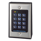 Teclado de Control de Acceso / 1,100 Usuarios / Lector 125 kHz / Salida Wiegand / Contacto Húmedo y Seco / Acero Inoxidable / Montaje en Pared