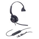 Auriculares USB Mono / Cancelación de Ruido IA / Altavoz 35 mm / USB-C/A Plug-and-Play / Compatible con Microsoft Teams
