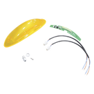 Lámpara LED Intermitente / Difusor de Alta Eficiencia / Montaje en Cúpula / Alcance 10 m (32.8 ft) / Bajo Consumo Energético / Industrial