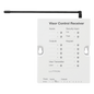 Receptor de control de visera para RadioRA 2 con 4 salidas de contacto seco para puertas de garaje o portones y entrada de seguridad, color blanco