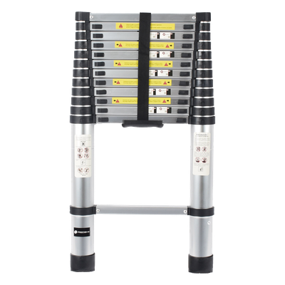 Escalera Telescópica de Aluminio de 3.8 Metros de Altura