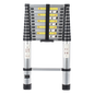 Escalera Telescópica de Aluminio de 3.8 Metros de Altura