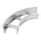 Curva Horizontal de Aluminio de 90° Perfil Z / Peralte 3 1/4\" / Ancho 6\" / Radio 8\" / Incluye Tornillería (CHC90EZ314R8X6AK)
