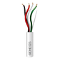 Bobina de 152 Metros (500 Pies) de Cable / 4 x 16 AWG / Cable Audacious / Riser / Libre de Oxígeno / Color Blanco / Aplicaciones de Alarmas de Intrusión y Automatización