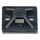 Montaje Adhesivo para Bridas / 4 Vías / 20 x 20 mm (0.785 x 0.785 in) / Nylon 6.6 V-2 / Interior y Exterior / Paquete de 100