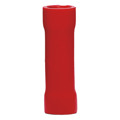 Conector a tope aislado / 22 - 16 AWG / Rojo / Paquete de 25 piezas