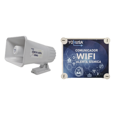 KIT de Alertamiento SISMICO con Audio Oficial SASMEX por WIFI