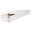 Canaleta de PVC / 45 mm x 77 mm x 2.5 m (8.2 ft) / Autoextinguible / Resistente a UV y Humedad / Rango -5°C a +65°C
