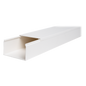 Canaleta TMK-4577 en PVC Blanco Autoextinguible: Solución Segura y Estética para Entornos Interiores, con Gran Capacidad de Resguardo de Cables, Medidas : 45 mm x 77 mm x 2.5 m (5500-01250)