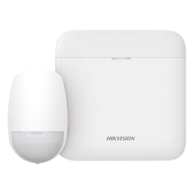 (AX PRO) KIT de Alarma AX PRO / Incluye: 1 Hub con batería de respaldo / 1 Sensor PIR / Wi-Fi / Compatible con Hik-Connect P2P