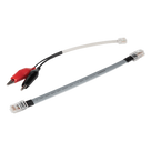 Cables de Repuesto para Probador de Red / Tone & Probe / RJ45-RJ45 / RJ11-Cocodrilo / 5.9'' (15 cm) / PVC-Policarbonato