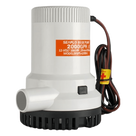 Bomba de Achique / 2000 GPH (7571 LPH) / 12V CD / Eje de Acero Inoxidable / Operación en Seco / Anti-Airlock / Certificación ISO 8849