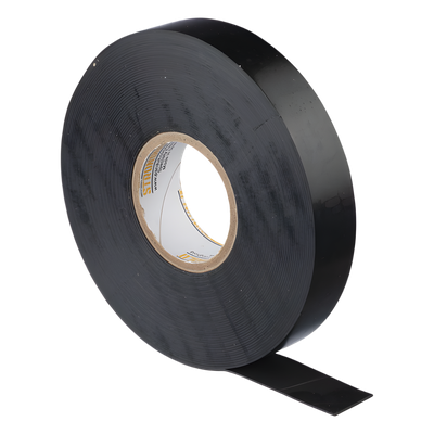 Cinta Eléctrica STRONGHOLD para Aislar de Caucho EPR, Autoadhesiva, Uso Industrial en Uniones de Alto Voltaje y Temperatura , Grosor de 0.76mm (30 mil), Ancho de 19mm, y 9.1m de Largo, Color Negro