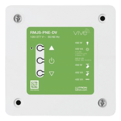 Módulo de atenuación PowPak Phase Select para sistema Vive, fase directa o inversa, 120/277 V, hasta 450 W, recibe controles Pico y sensores Radio Powr Savr