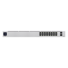 Switch PoE Administrable / 16 Puertos Gigabit / 8 Puertos PoE 802.3af/at / 2 SFP 1G / 42W / 1U Rack / 1.43 x 7.87 x 17.42 pulgadas