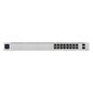 UniFi Switch USW-16-POE Gen2, Capa 2 de 16 puertos (8 puertos PoE 802.3af/at + 8 puertos Gigabit) + 2 puertos 1G SFP, 42W, pantalla informativa