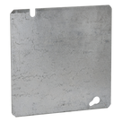 Tapa Ciega Cuadrada / Acero Galvanizado / 4.688 x 4.688 in (119.1 x 119.1 mm) / UL Listed / Troquelada