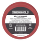 Cinta Eléctrica STRONGHOLD para Aislar, de PVC, Uso General Reparación y Mantenimiento, Grosor de 0.18mm (7 mil), Ancho de 19mm, y 20.12m de Largo, Color Rojo