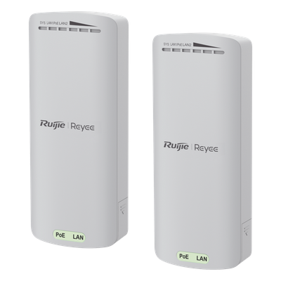 Kit Enlace Inalámbrico Recomendado para Elevadores, hasta 500m o 125 pisos, Preconfigurado, Ajuste Automático, Hasta 300 Mbps, Doble Puerto LAN