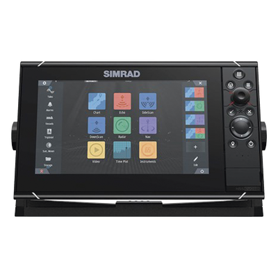 Pantalla Náutica 9 Pulgadas SolarMAX IPS / Procesador iMX 8 / Ecosonda Integrada 1kW CHIRP / GPS Incorporado / Conectividad Inalámbrica / Compatibilidad con Accesorios Simrad / Montaje Flush o Brac