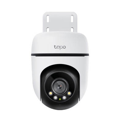 Cámara de Seguridad PTZ Exterior Wi-Fi / 2K 3 Megapixel (2304×1296) / 360° Panorámica Horizontal + 130° Vertical / Seguimiento Inteligente de Movimiento / Visión Nocturna a Color / IP65 / Compatibl