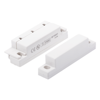 Contacto magnético para puertas y ventanas color blanco / GAP: 33 mm