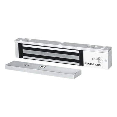 Chapa Magnética 600 lbs con LED /  Sensor de Estado de Unión / Sin Magnetismo Residual / Uso Interior.
