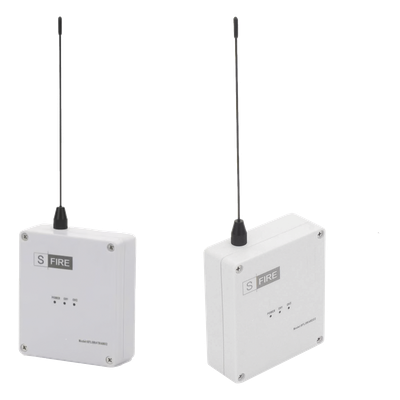 Kit Inalámbrico de Largo Alcance / Transmisor 12Vcc + Receptor 2 Salidas / 2,500 m (8,202 ft) / 433.92 MHz / Contacto Seco / -20°C a +80°C