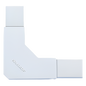 Sección en \"L\" color blanco de PVC auto extinguible, para canaleta TMK1720 (5230-02001)