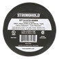 Cinta Eléctrica STRONGHOLD para Aislar, de PVC, Uso General Reparación y Mantenimiento, Grosor de 0.18mm (7 mil), Ancho de 19mm, y 18m de Largo, Color Negro