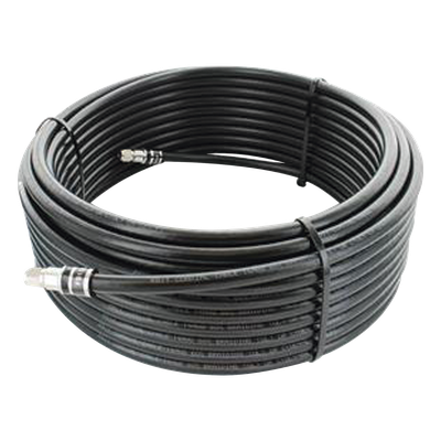 Jumper Coaxial con Cable Wilson-RG11 | Conector F Macho en los Extremos | 22.86 Metros (75 Pies) de Longitud