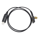 Cable Programador USB / Conector USB-A a Multipin Tipo Peineta / Compatibilidad Windows 98 a 11 / Material PU Negro Profesional / Más de 20 Modelos Icom Serie IC-F