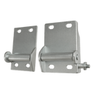 Soportes Inferiores para Puerta de Garage / Acero Reforzado / Capacidad 500 kg / Par Izquierdo y Derecho / Acabado Anticorrosión