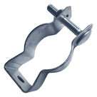 Abrazadera Clip / 3/4\" (25-31 mm) / Varilla 1/4\" / Cincado Electrolítico 5 micras / Monobloque / Tuberías Horizontales