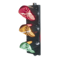 Semáforo / Señalización Rojo, Verde y Amarillo / Diametro 200mm / LED / 110vca.
