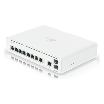 Consola UISP de Ubiquiti / Gateway y Switch de Red Gigabit / Controlador con Plataforma UISP para gestión remota de WISP (airMAX, airFiber, uFiber, LTU, edgeMAX, airCube) / 128 GB SSD / (1) WAN 1Gb