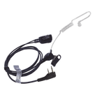 Micrófono-Audífono / Tubo Acústico Transparente / Conector 2 Pines / PTT de Solapa / Cable Kevlar / Compatible ICOM