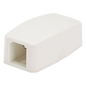 Caja de Montaje en Superficie, Para 1 Módulo Mini-Com, Color Blanco Mate