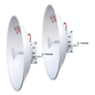 Antena Direccional Parabólica / 60 cm / 5.9-7.2 GHz / Ganancia 30 dBi / Polarización Slant 45° y 90° / Alcance 30 km / Conector N-Hembra
