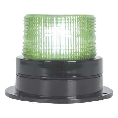Burbuja Brillante de Larga Vida Útil, con 8 LEDs Color Verde, Domo Verde, 110 Vca