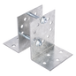 Base Multiposición para postes de paso o esquina / Acero Galvanizado Cal. 12 / 0.36 kg / Kit de Tornillería Incluido / Compatible con 7 Modelos SYSpost