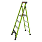 Escalera de Aluminio + Fibra de Vidrio de 1.8m con Soporte para Herramienta. !La Más Liviana del Mundo! (SKU:15406-001)